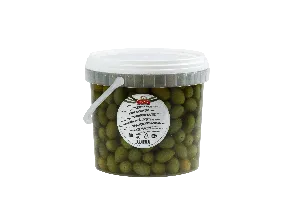 Оливки FIOR DI TERRA халкидики (гиганти) с косточкой (нетто 3,5кг) /пластик/ 5900г*2