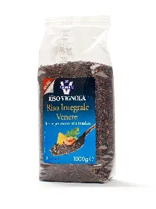 Рис RISO VIGNOLA чёрный длиннозерный /пакет/ 1кг*10