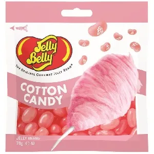 Драже JELLY BELLY COTTON CANDY жевательное сахарная вата /пакет/ 70г*12
