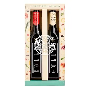 Набор GöLLES Подарочный "ДУЭТ Изысканной кухни" (Томатный уксус 250 мл и Белый бальзамический винный уксус 250 мл) /картон/ 500мл*1