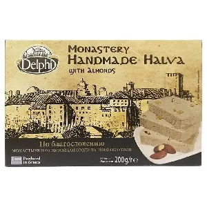 Халва DELPHI с миндалем Монастырская /картон/ 200г*9