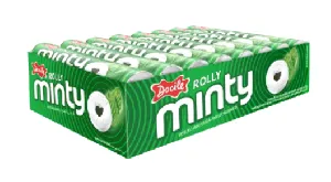 Конфеты DOCILE ROLLY MINTY MINT (Мята) блок 29г*12