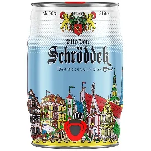 Пивной напиток OTTO VON SCHRODDER Das Original Weiss 5,0% светлый нефильт. неосветл. пастер. /жесть/ 5л*2