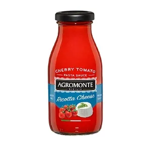 Соус AGROMONTE RICOTTA CHEES томатный с сыром рикотта /стекло/ 260г*12