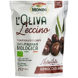 Маслины MONINI BIO Leccino без косточки /дойпак/ 150г*8
