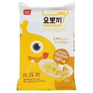 ***Токпокки YOPOKKI Golden onion butter с маслом золотистого лука (рисовые палочки с соусом 2 порции) /пакет-вакуум/ 240г*24