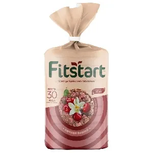 Хлебцы FITSTART пшенично-перловые Сочная вишня 100г*12 Хлебцы FITSTART пшенично-перловые Сочная вишня 100г*12