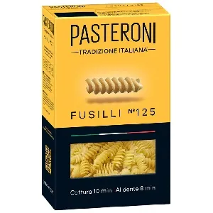 Макаронные изделия PASTERONI FUSILLI №125 / Спиральки /картон/ 400г*12