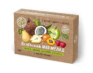 Мармелад БЕЛЕВСКИЙ в кокосовой обсыпке /картон/ 240г*16 Мармелад БЕЛЕВСКИЙ в кокосовой обсыпке /картон/ 240г*16