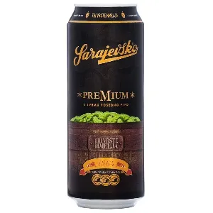 Пиво SARAJEVSKO светлое PREMIUM алк. 4,9% /жесть/ 0,5л*24