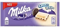 Шоколад MILKA белый с печеньем Oreo White 100г*22