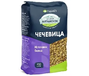 Чечевица АЛТАЙСКОЕ /пакет/ 450г*6 Чечевица АЛТАЙСКОЕ /пакет/ 450г*6