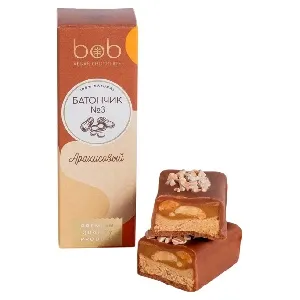 Батончик BOB №3 глазированный Арахисовый /шоубокс/ 45г*10