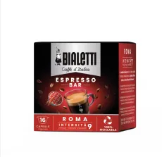Кофе BIALETTI Roma капсулы для к/маш Bialetti 16 капсул /картон/ 85г*8