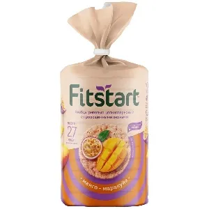 Хлебцы FITSTART рисовые Манго-Маракуйя 100г*12 Хлебцы FITSTART рисовые Манго-Маракуйя 100г*12