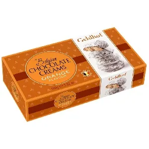 Конфеты SNOWBALLS кремовые шоколадные конфеты с апельсиновой начинкой 100г*16