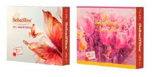 Чай SEBASTEA Spring Emotions ассорти черн.(20 пак.) /картон/ 30г*12