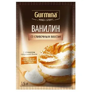 Ванилин GURMINA HONEY STORY сливочный вкус 1.5г*60