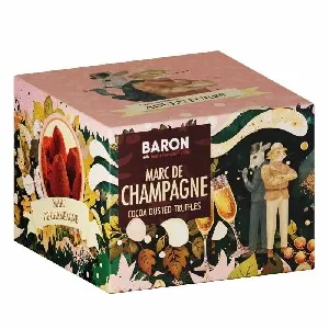 Трюфели BARON французские с шампанским Marc de Champagne 100г*9 Трюфели BARON французские с шампанским Marc de Champagne 100г*9