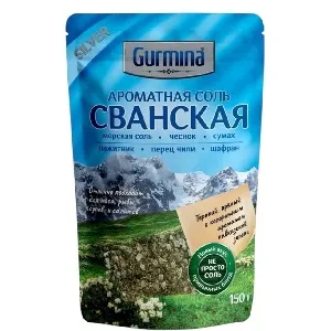 Приправа GURMINA Ароматная соль Сванская /зип-пакет/ 150г*10