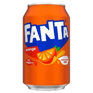 Напиток FANTA (Германия/Дания) ORANGE Апельсин сильногазированный /жесть/ 0,33л*24