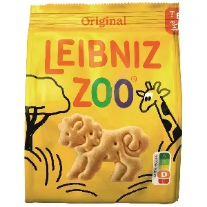 Печенье BAHLSEN [В86] LEIBNIZ ZOO ORIGINAL сливочное с фигурками животных 100г*12