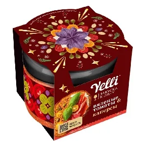 Закуска YELLI к вину HAPPY TOMATO Вяленые томаты и каперсы /стекло/ 100г*6 Закуска YELLI к вину HAPPY TOMATO Вяленые томаты и каперсы /стекло/ 100г*6