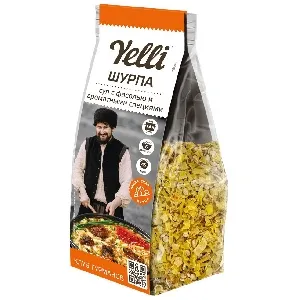 Суп YELLI Шурпа с фасолью и ароматными специями /пакет/ 160г*12