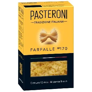 Макаронные изделия PASTERONI FARFALLE №170 / Фарфалле /картон/ 400г*12