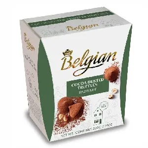 Трюфели BELGIAN Бельгийский трюфель со вкусом фундука /картон/ 200г*15 Трюфели BELGIAN Бельгийский трюфель со вкусом фундука /картон/ 200г*15