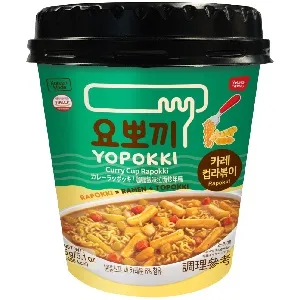 ***Рапокки YOPOKKI Curry с соусом Карри (рамен с рисовыми палочками) /стакан/ 145г*16