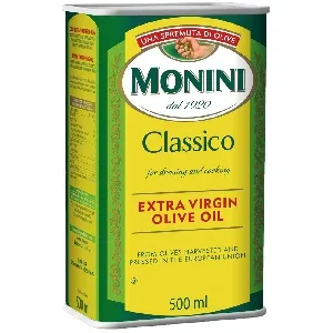 Масло MONINI Classico оливковое E.V. нерафинированное /жесть/ 0,5л*6