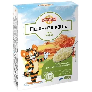 Каша зерновая MYLLYN PARAS ТИГРЕНОК (МП19) Пшенная (хлопья) 400гр*10