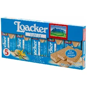 Вафли LOACKER MULTIPACK Ваниль с ванильной начинкой (47г*5) 225г*18 Вафли LOACKER MULTIPACK Ваниль с ванильной начинкой (47г*5) 225г*18