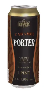 Пиво HARVEST Caramel Porter 5,9% темное фильтрованное (крафтовое) /жесть/ 0,568л*24