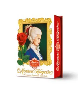 Шоколадные конфеты REBER 515/04 подарочная упаковка с молочным шоколадом и открыткой "Роза" (весна) 120г*8