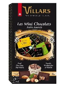 Шоколад VILLARS Горький и темный в мини-плитки (5гр) /картон/ 250г*18