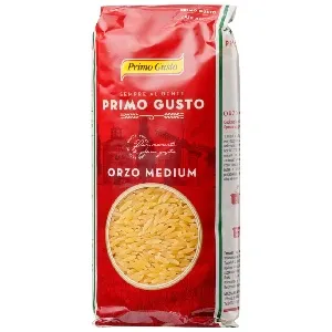 Паста PRIMO GUSTO ORZO MEDIUM Орцо Медиум /пакет/ 500г*12