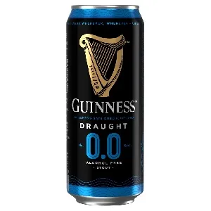 Пиво GUINNESS Draught Alcohol free безалкогольное (с азот. капсулой) /жесть/ 0,44л*24