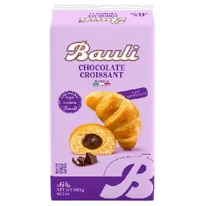 Круассаны BAULI CHOCOLATE на натуральной закваске с шоколадной начинкой 300г*12 Круассаны BAULI CHOCOLATE на натуральной закваске с шоколадной начинкой 300г*12