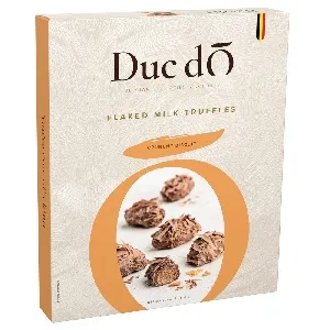 Трюфель DUC D`O Flaked milk Truffles из молочного шоколада с бисквитной крошкой 200г*8