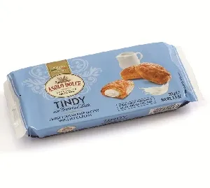Печенье ASOLO DOLCE слоеное "Тинди" штрудель с молочным кремом 110г*16