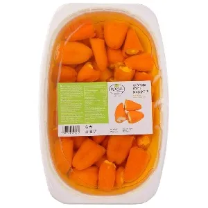 Перец ROYAL MEDITERRANAN оранжевый фаршированный сыром в масле /пластик/ 1,9кг*1