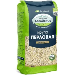 Крупа АЛТАЙСКОЕ Перловая ГОСТ /пакет/ 800г*12