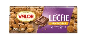Шоколад VALOR молочный с миндалем 250г*20