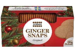 Печенье NYAKERS Хрустящее имбирное "Original" /НГ-рукав/ 150г*12