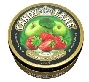 Леденцы CANDY LANE Клубника со сливками /жесть/ 200г*24