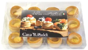 Тарталетки Casa Rinaldi круглые (48мм 12 штук) 150г*12