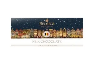 Шоколад BELGICA молочный Новогодняя упаковка 100г*10