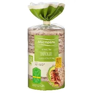 Криспы МИСТРАЛЬ рисовые Тайские /пакет/ 125г*8 Криспы МИСТРАЛЬ рисовые Тайские /пакет/ 125г*8